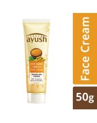 Lever Ayush Anti-Marks Turmeric Face Cream, 50g For Spot-Less Fairness With Turmeric And Kumkumadi Tailam